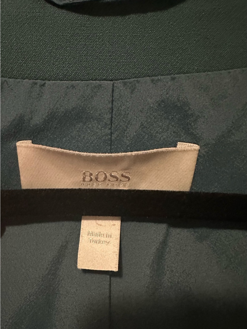 Boss Teal Women’s Blazer - Classic Single-Breasted Jacket - Picture 3 of 4